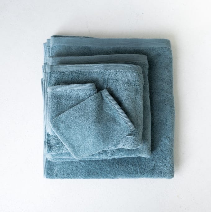 Linolux Badlaken Home Mineral Blue 70x140