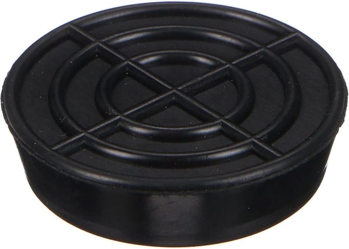 Rubberen Krik Pad - Reserveonderdeel - Bescherming Krik - Duurzaam Rubber - 45mm Diameter - Zwart