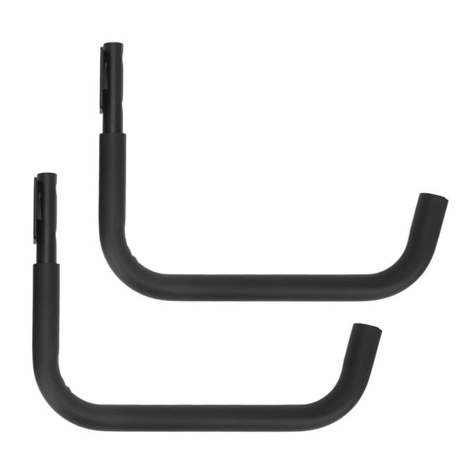Kajak Muurmontagerek Ruimtebesparend Eenvoudige Installatie Stevige Kajak Muurhangers Surfplank Muurmontage black