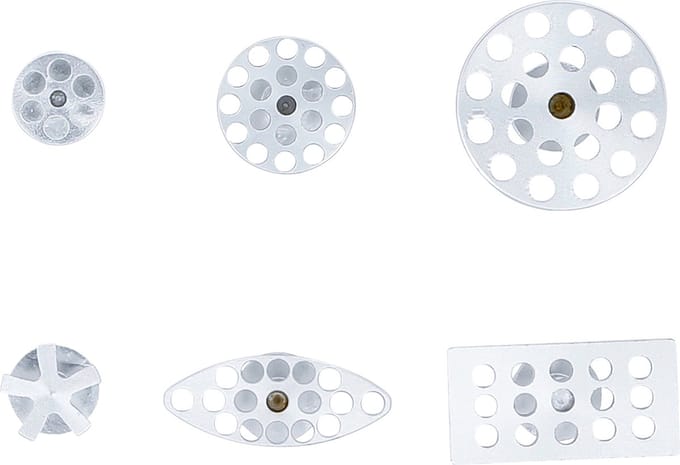 BGS Uitdeukpads voor BGS 865 6 delig