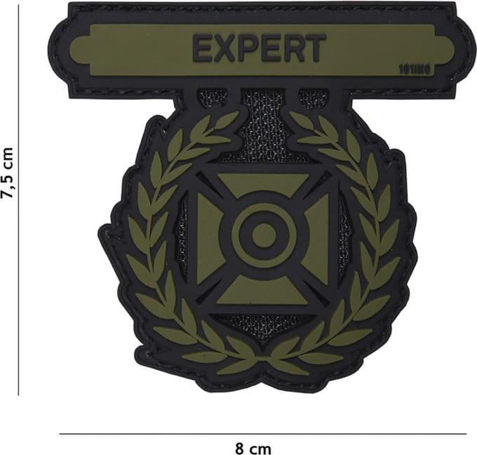 101 Inc Embleem 3D Pvc Expert Groen  17062