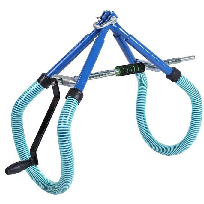 Support de Support d'Assistance Post-partum pour Vache en Acier Inoxydable Cadre Support blue