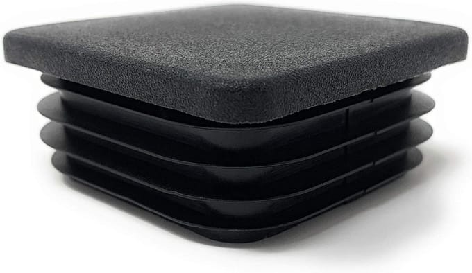 10x Vierkante Buisdoppen met Lamellen voor 40x40 mm Buis