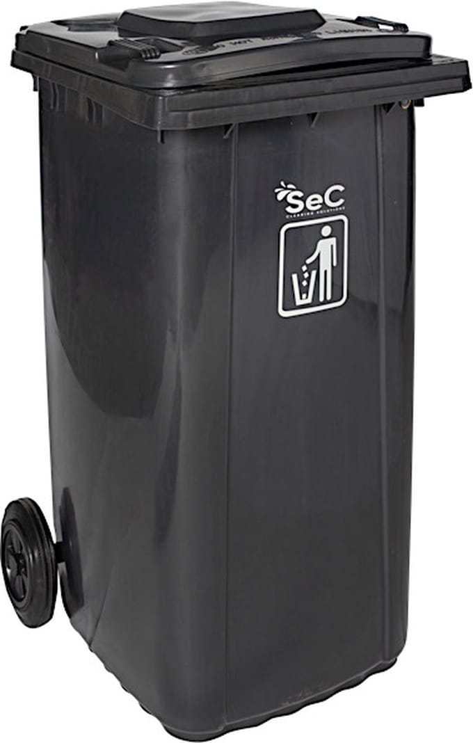 Afvalcontainer 240 L Grijs