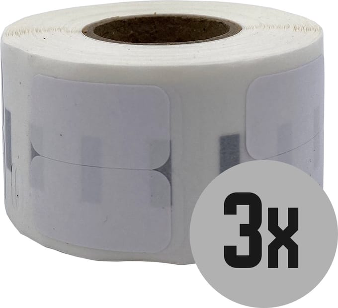 DULA Dymo Compatible labels - Verwijderbaar - Wit - 11353- S0722530 - Kleine multifunctionele etiket