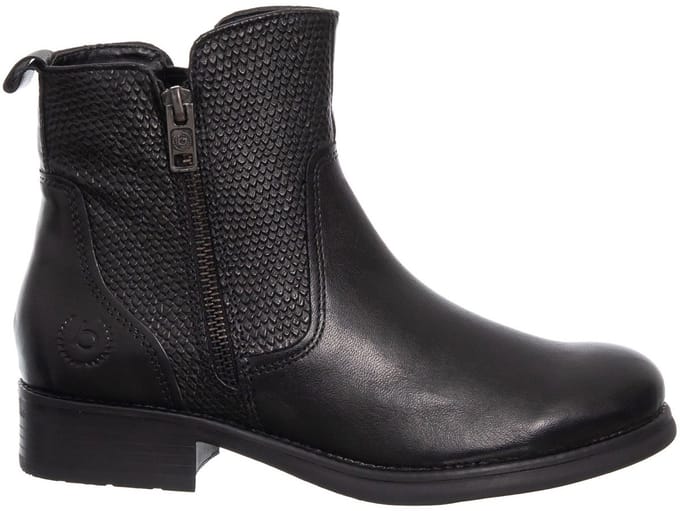 Bugatti dameslaarzen natuurlijk leer Stiefelette zwart - 42