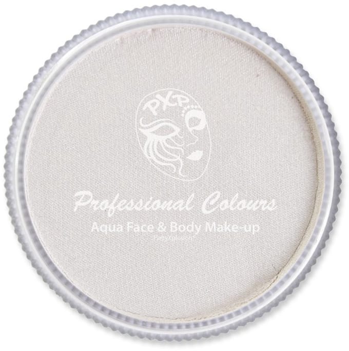 Aqua face & body paint Pearl White 30 gram