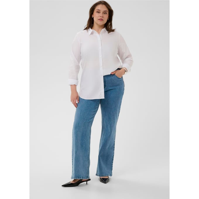 Vrouwelijke Flared Jeans KAFFE Curve KCFlora