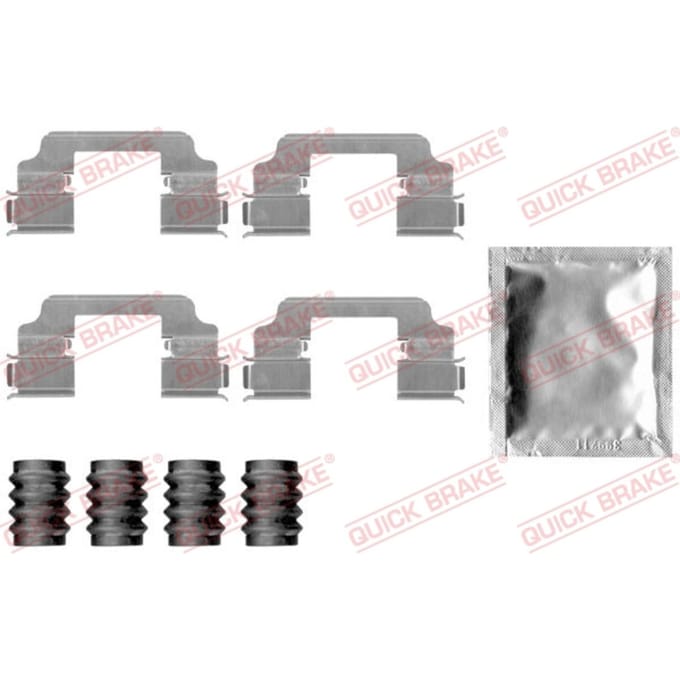 Toebehorenset, schijfremblok QUICK BRAKE 109-1826