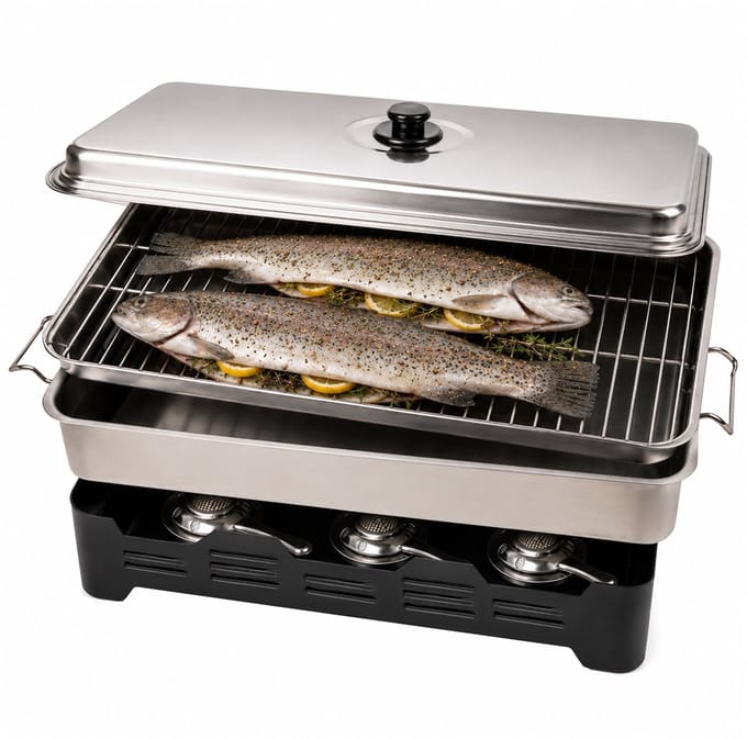 Ultimate Table Smoker Three Pit Rookoven - Rookoven
