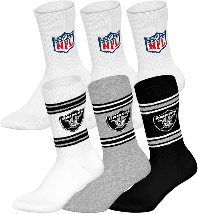 NFL Sokken NFL 6Pack Crew Socks Set van 6