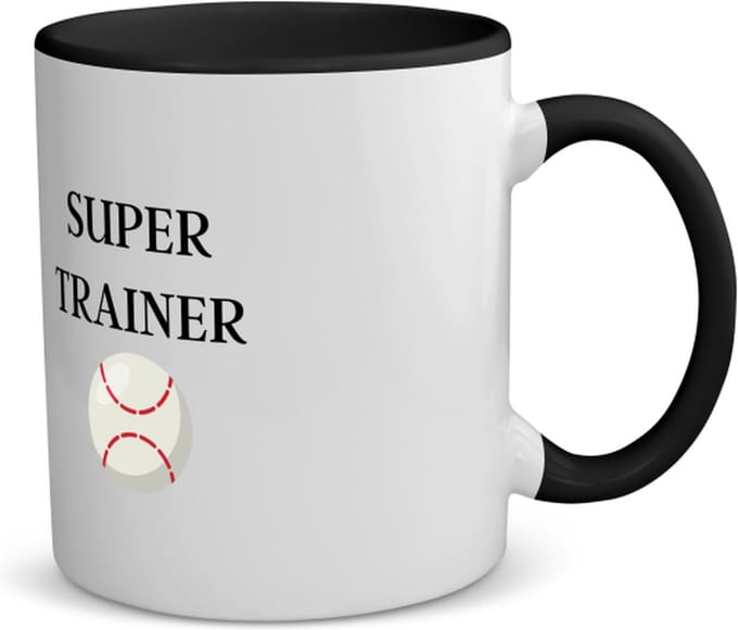 Akyol - super trainer Spaarpot - Sport - coach - honkbal - trainer - geschenk - verjaardag - love gift - 350 ML inhoud