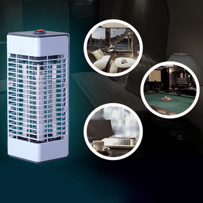Insectenlamp Elektrische Insectendoder LED-licht Krachtig voor Thuis Buiten US-stekker 220V blue