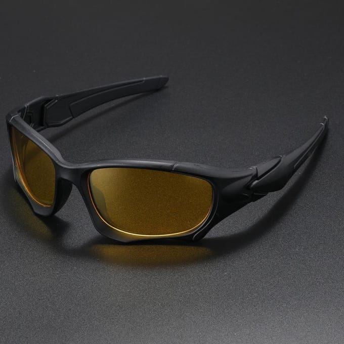 Nieuwste sportfietsbril trendy winddicht en high-end gekleurd UV-bescherming rozerode kleur