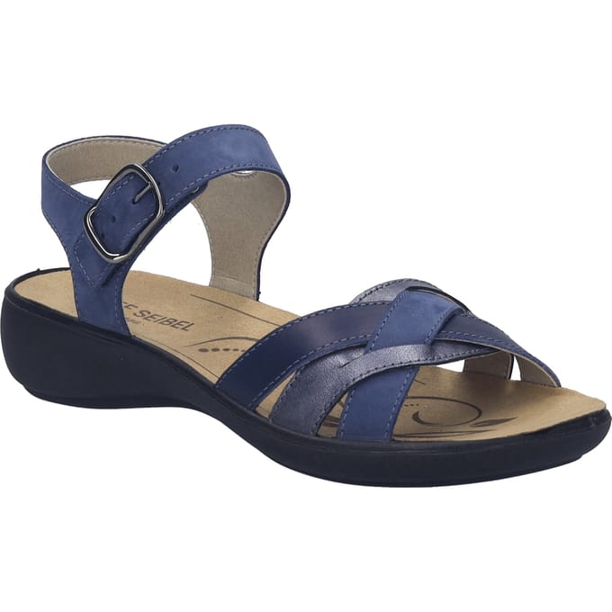 JOSEF SEIBEL Dames Sandaal Ibiza 16 in blauw