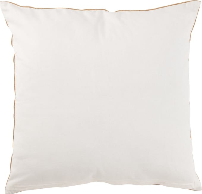 J-Line kussen Olifant - textiel - naturel/wit - large