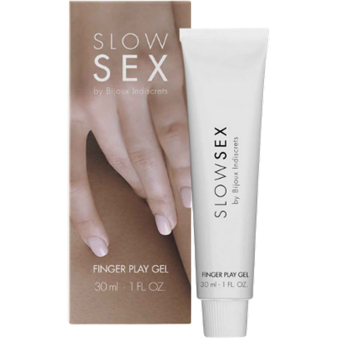 Slow Sex van Bijoux Vinger Play Gel - 30 ml