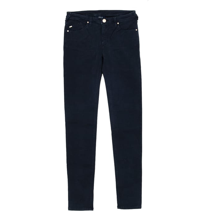 Dames lange stretch denim broek 6Y5J28-5N2FZ