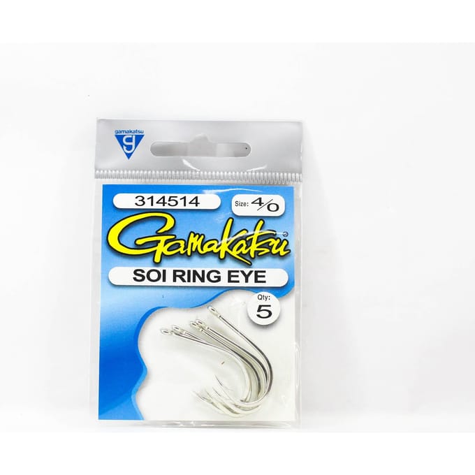 Gamakatsu Soi Ring Oog Maat 4/0 , 5 Per Pak (4036)