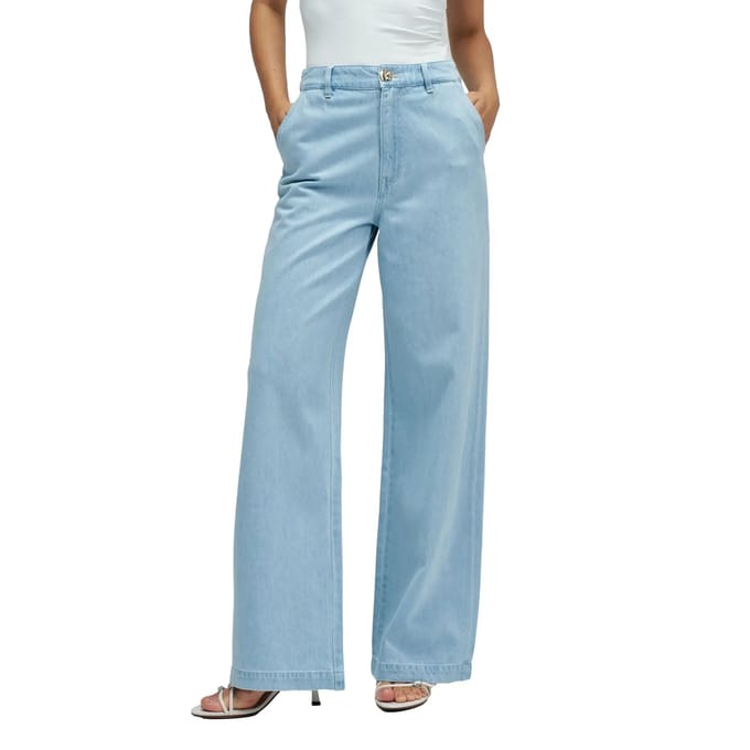 Jeans Wide Leg Chino Dames Salsa Jeans