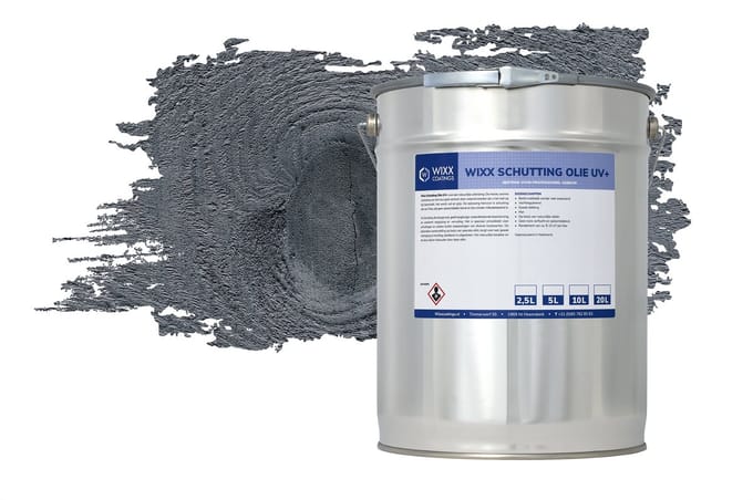 Wixx Schuttingolie UV+ - 1L - Antraciet