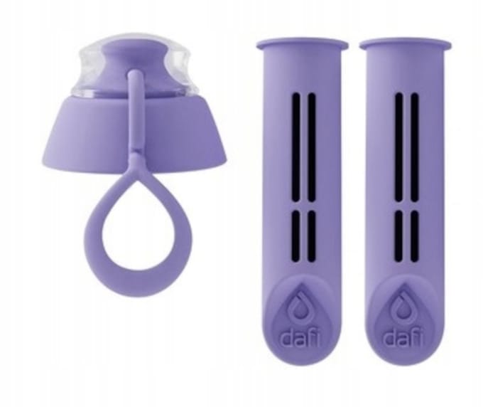 Dafi Wkład - Waterfilter - Fioletowy - 2 Stuks - Nakrętka