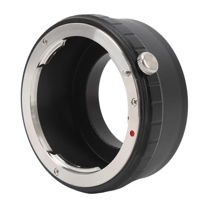 PK Lens naar M43 Adapter Aluminiumlegering Handmatige Focus Camera Lens Converter Ring met Dop voor Pentax black