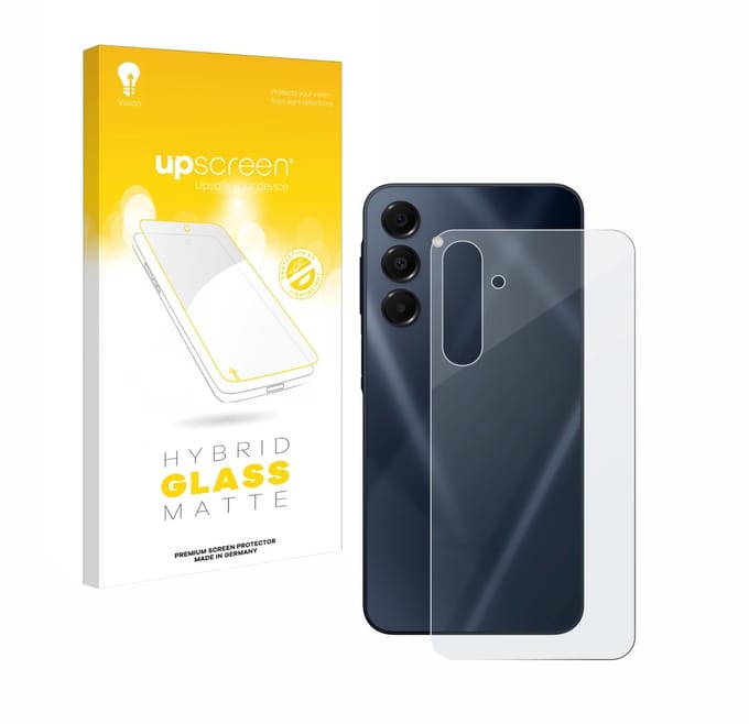 upscreen - Screenprotector voor Samsung Galaxy A16 5G (Achterkant) - Folie Beschermfolie Beschermglas matte