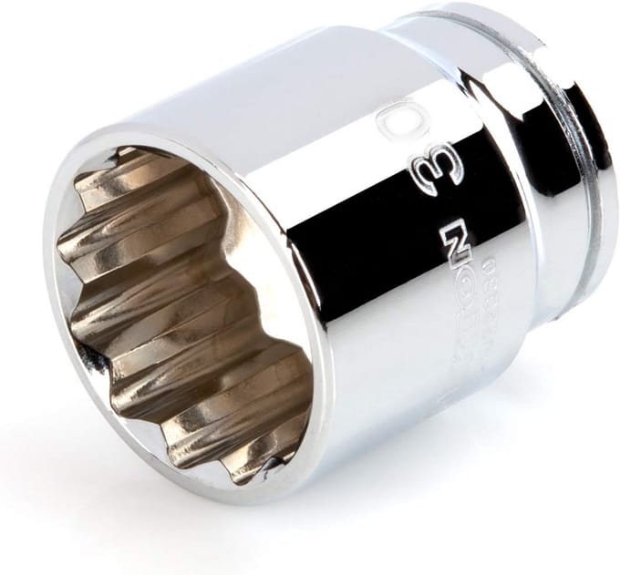 Dopsleutel 12-punts - Socket Dop - Vastzetten Moeren - Voorkomt Afronding - 30 mm - Chroom