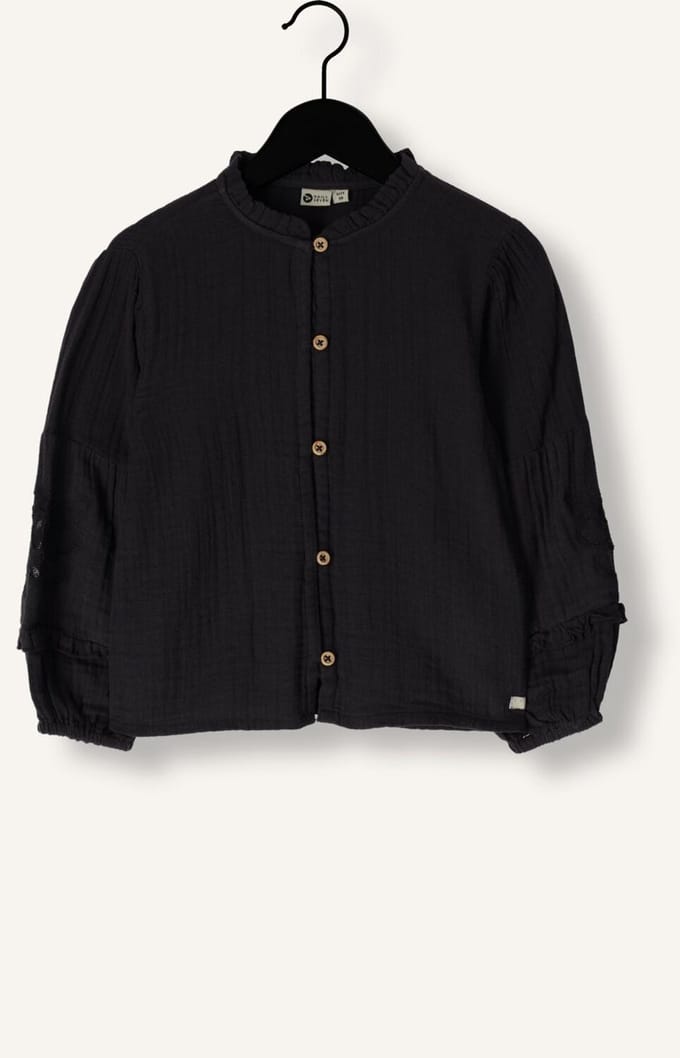 Daily7 - Shirt Longsleeve Lace - Phantom - Maat 92