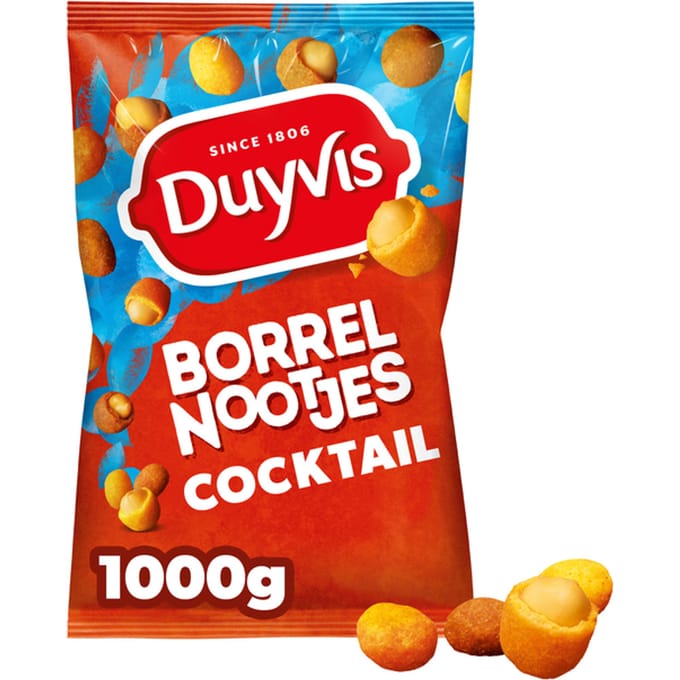 Duyvis Borrelnootjes Cocktail - Pinda Noten - 1 kg