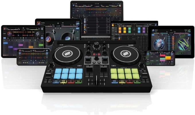 RVV® DJ Controller - DJ - Controller - Zwart - ‎22cm x 33cm x 5cm