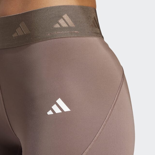 ADIDAS - hyglm 1/1 l - Lange trainingslegging dames - Bruin