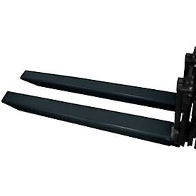 Vorkverlenging, L 2000 x B 150 x 70 mm, zwart