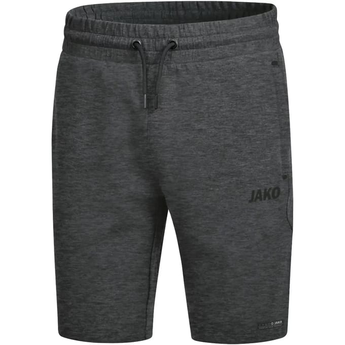 Jako Premium Basics Short Heren - Antraciet Gemeleerd | Maat: S