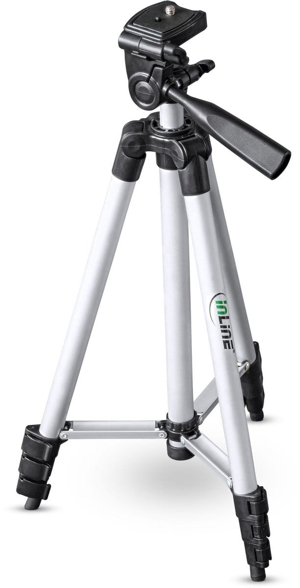 InLine lichtgewicht camera tripod | max. 1,30m | aluminium