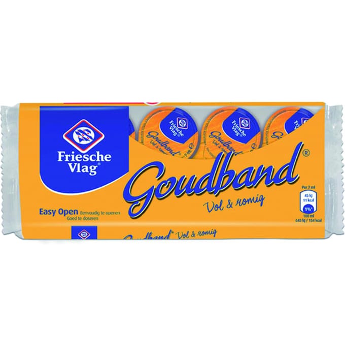 Koffiemelk Friesche Vlag goudband cups 10x7ml