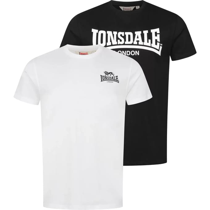 Lonsdale Yarnbrook T-shirt Regular fit dubbelpak
