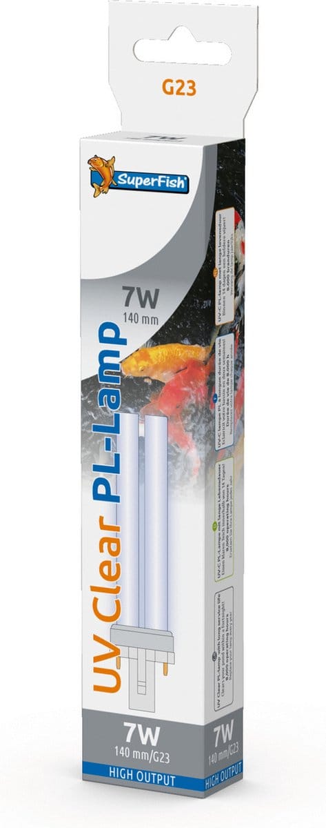 Superfish UV PL  7 Watt vervangingslamp