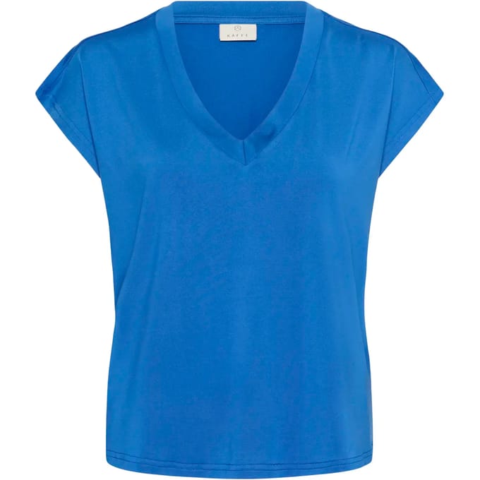 Dames-T-shirt met V-hals KAFFE KAMiranda