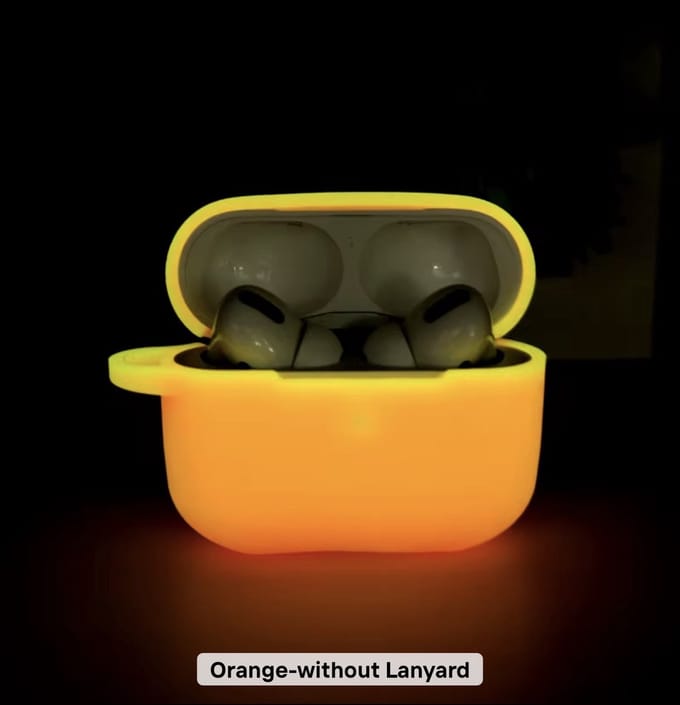 AirPods 4 – Case – Hoesje – Siliconen – oranje – Bescherming