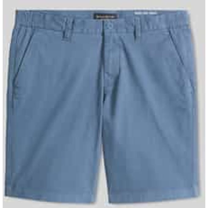 regular fit chino-shorts van katoenmix