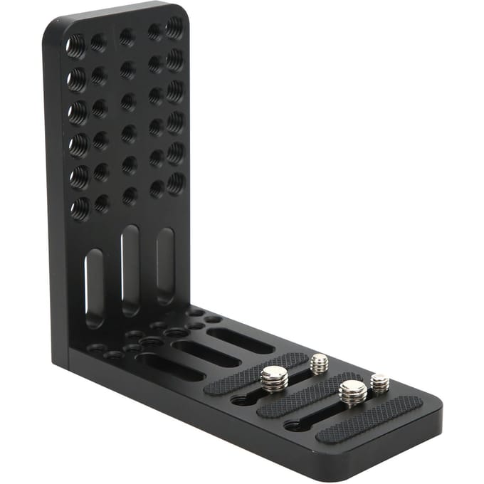 Aluminiumlegering Camera L-Vorm Verticale Opname Snelkoppelingsplaat voor FS7H/ARRI/FS5 black