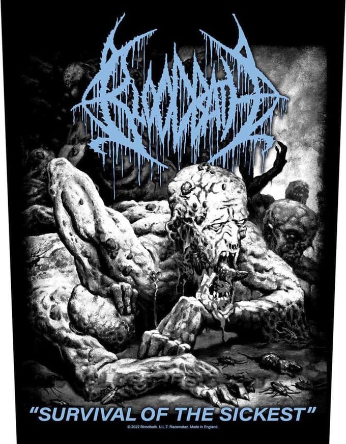 Bloodbath - Survival Of The Sickest Rugpatch - Zwart