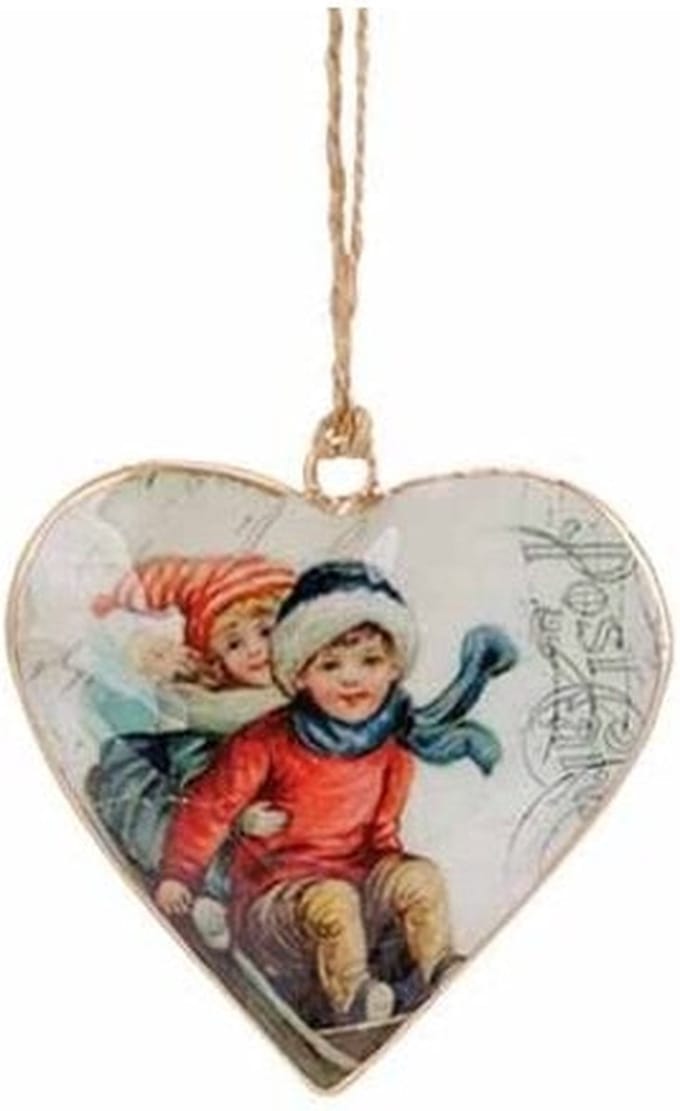 Hanger - vintage - Hart - ijzer