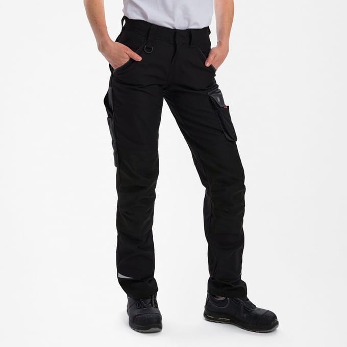 Engel Galaxy werkbroek voor dames 2815-254 - Black / Anthracite Grey - 44