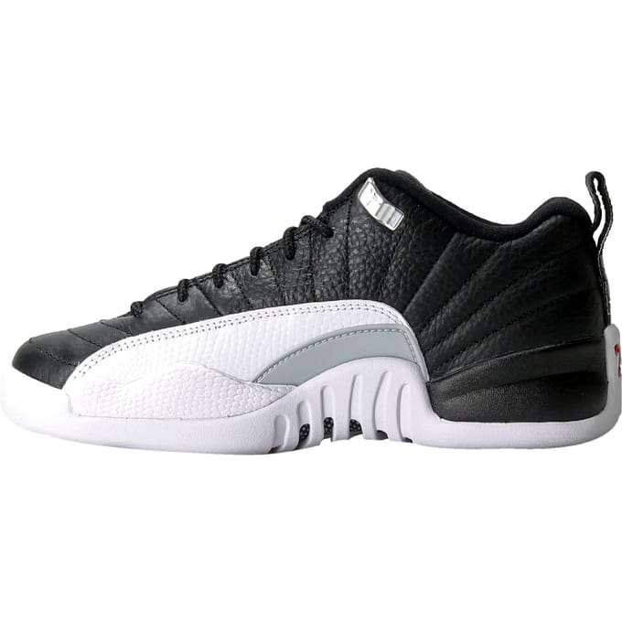 Jordan 12 Retro Low Playoffs GS 308305-004 36.5 black