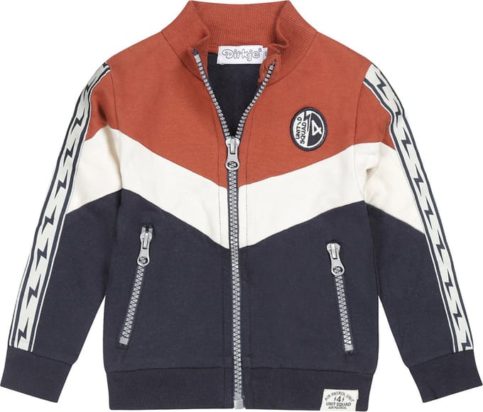 Dirkje-  jongens vest- Navy- Maat 56