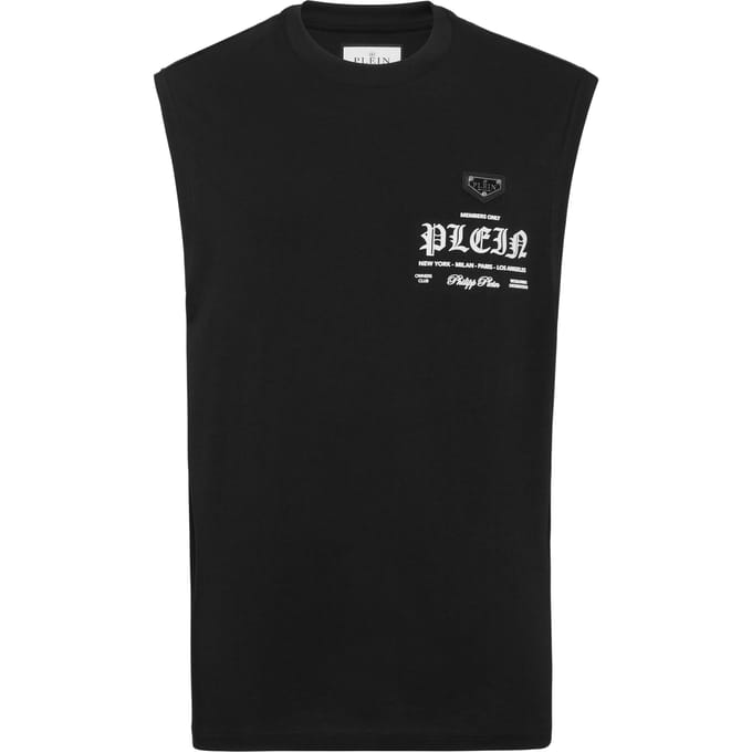 Mouwloos Ronde Hals T-shirt