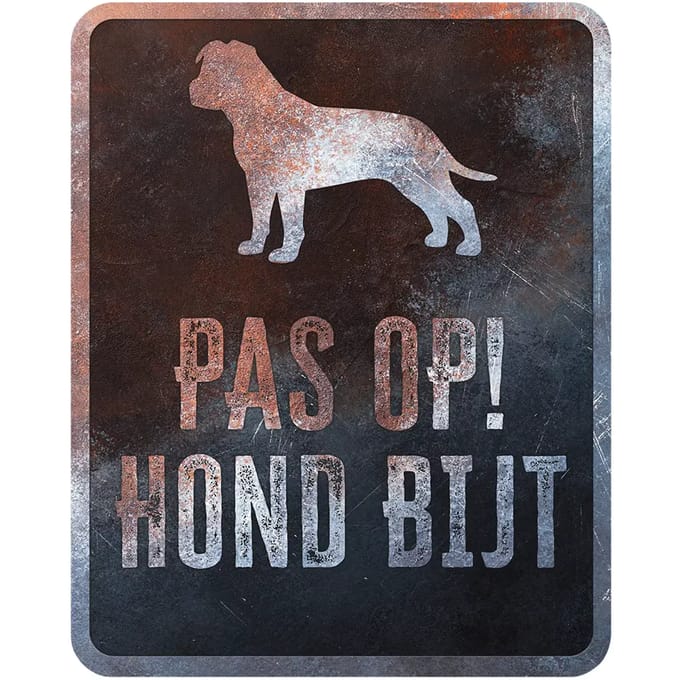 Frans Stafford waarschuwingsbord D&D Home